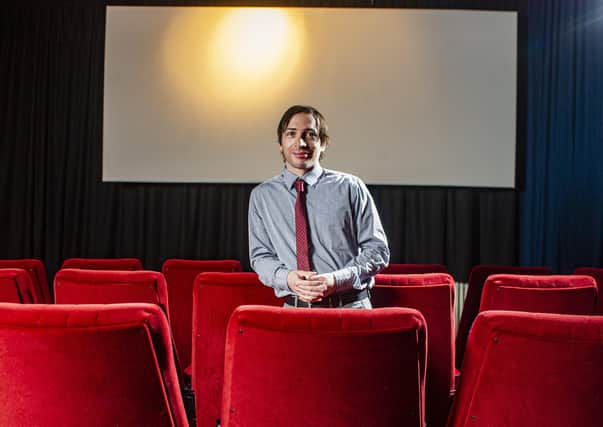 Dan Westgarth at The Station Cinema in Richmond. Picture Tony Johnson