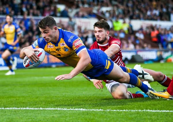 From fan to team: Boyhood Leeds Rhinos fan Stevie Ward won two Grand Finals and a Challenge Cup in a career which promised so much but has ended at the age of 27 .Picture: Alex Whitehead/SWPix.com