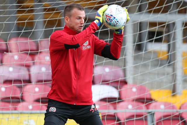 Veteran goalkeeper Luke Steele. Picture: Simon Bellis/Sportimage