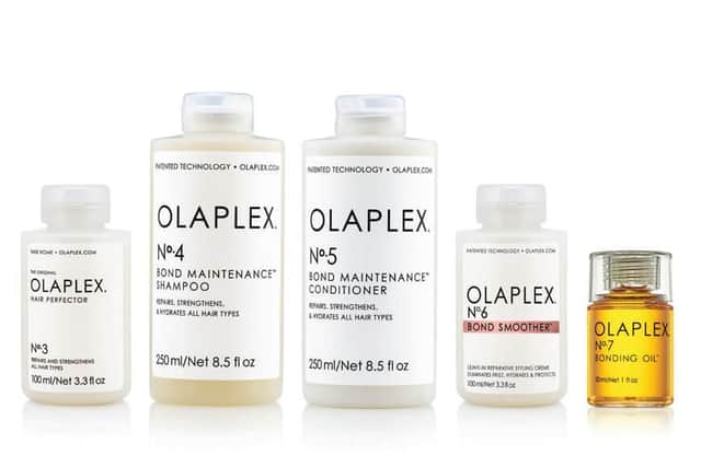 Olaplex products are £26 and are available online and at salons including www.architecthairsalon.co.uk.