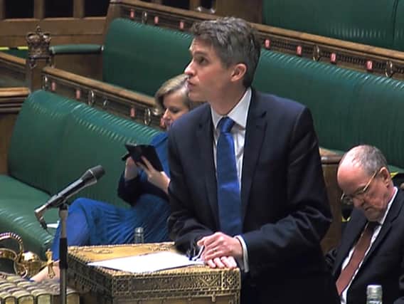 Education Secretary Gavin Williamson delivers a statement on the return of schools after the Christmas break in England, in the House of Commons, Westminster. Photo: PA