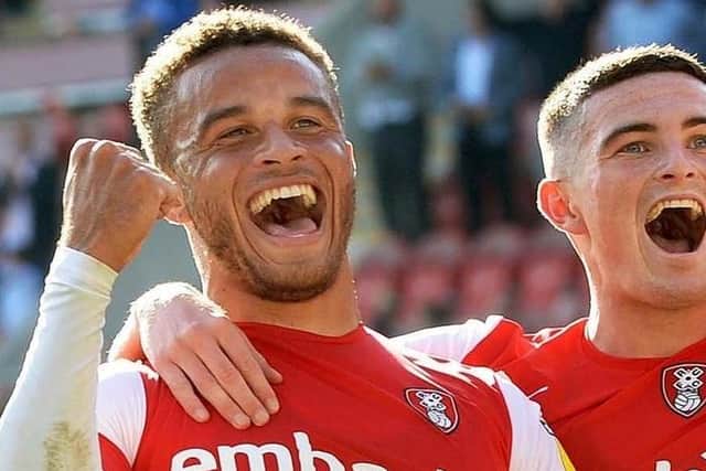 Carlton Morris, pictured in his loan spell at Rotherham United. Picture: Steve Ellis.