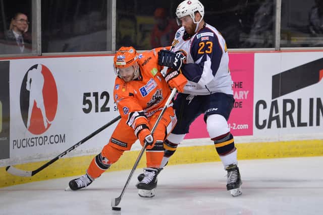 FOREIGN CLIMES: Sheffield Steelers and GB forward Robert Dowd is currently playing in the Italian second tier. Picture: Dean Woolley.