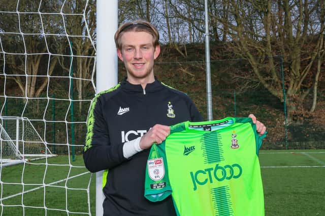 ARRIVAL: Will Huffer has made the short move from Bradford (Park Avenue) to Bradford City
