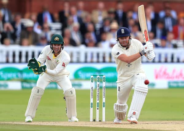 England's Jonny Bairstow bats during day five of the Ashes Test match at Lord's, London. (Picture: Mike Egerton/PA)