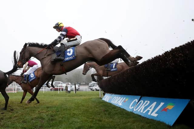 This was the Jack Tudor-ridden Potters Corner winning the 2019 Welsh Grand National for trainer Christian Williams.