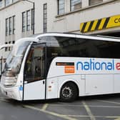 File photo of a National Express coach leaving the Victoria Coach Station