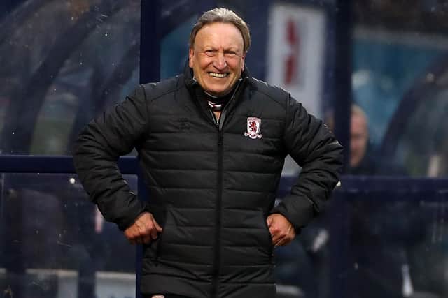 Middlesbrough manager Neil Warnock preparations for their FA Cup third round trip to Brentford have been hit by positive coronavirus cases. (Picture: Bradley Collyer/PA Wire)