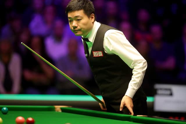 Ding Junhui will play Ronnie O'Sullivan in the opening round of The Masters on Wednesday. Picture: Richard Sellers/PA