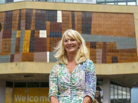Pictured, Professor Shirley Congdon, the Vice-Chancellor of the University of Bradford. She stressed that every effort is being made to help students cope with the lockdown by the university including keeping counselling services open on campus.