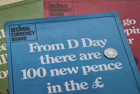 The new decimal currency system was formally adopted on February 15 1971