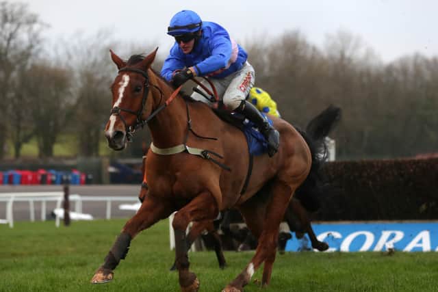 Adam Wedge and Secret Reprieve surge clear in the Coral Welsh Grand National.