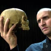 Christopher Eccleston as Hamlet at West Yorkshire Playhouse