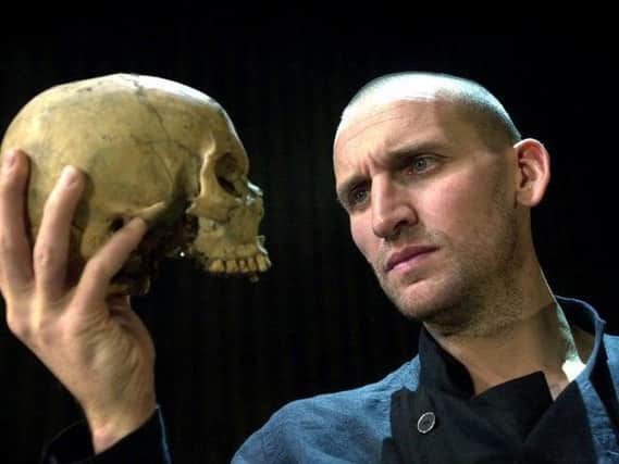 Christopher Eccleston as Hamlet at West Yorkshire Playhouse