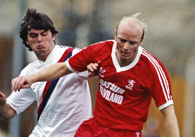 Middlesbrough player David Armstrong (r)  (Picture: Tony Duffy/Allsport/Getty Images/Hulton Archive)