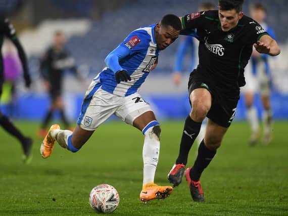 Huddersfield Town 2-3 Plymouth Argyle. Picture: Jonathan Gawthorpe.