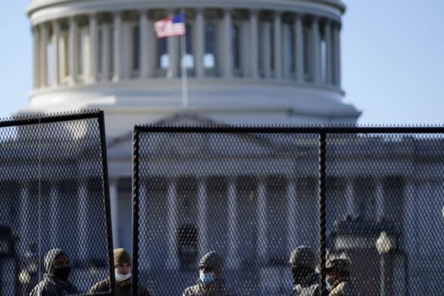 The US Capitol has been fortified after last week's attempted insurrection.