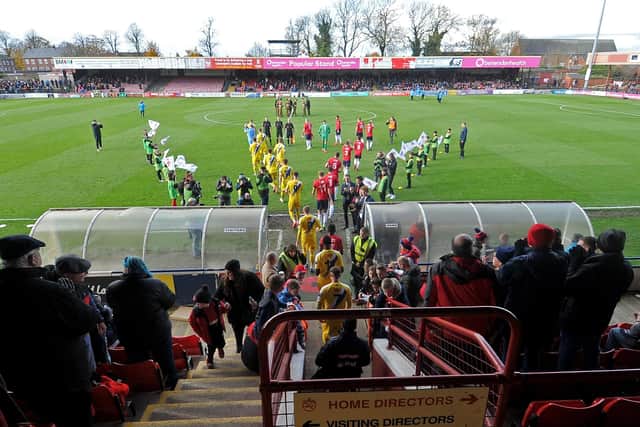 MOVING ON: 10 November 2019. York Cityprepare to take on Altrincham in the FA Cup in November 2019. The Minstermen are set to move into a new community stadium in the coming weeks. Picture: Tony Johnson