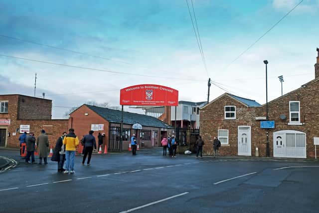 END OF THE ROAD: York City fans make their way to Bootham Crescent for the National North clash with Guiseley on December 28 last year. The Minstermen are due to move to the new LNER Community Stadium on the outskirts of the city at Monks Cross. Picture: Tony Johnson.