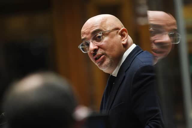 This is Vaccines Minister Nadhim Zahawi addressing Parliament.