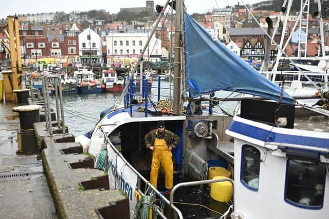 Trawlers at Scarborough Harbour