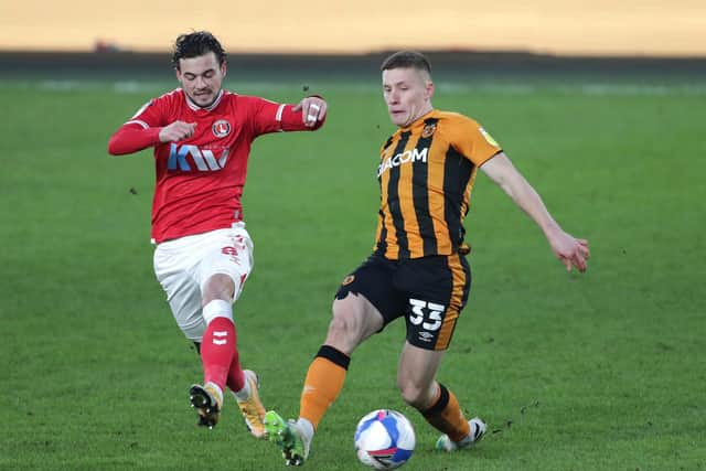 IMPRESSIVE: Hull City's Greg Docherty, right. Picture: Richard Sellers/PA