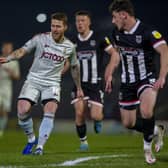 REARRANGED: Bradford City's Billy Clarke plays against Grimsby Town in December. The original September date was rescheduled because of a Covid-19 case