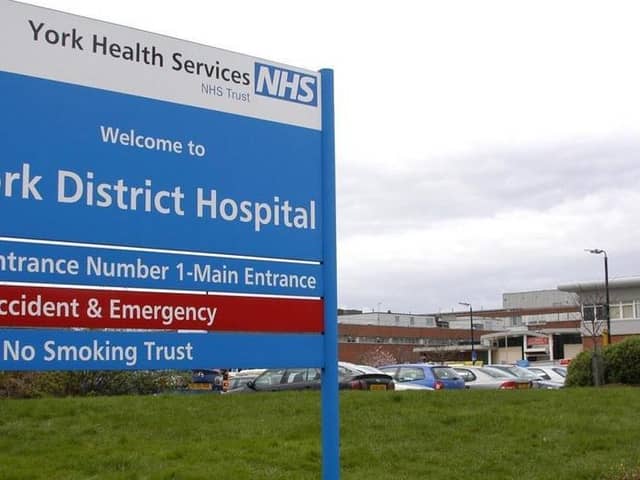 Cases of coronavirus have risen in York and North Yorkshire's hospitals