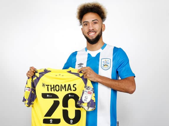 New Huddersfield Town signing Sorba Thomas. Photo: John Early, courtesy of Huddersfield Town AFC.