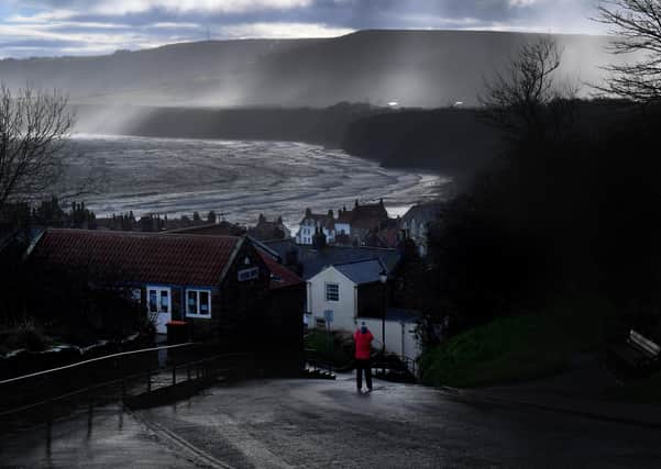 The scnee at robin Hoods Bay, an area which would benefit from the lower rate of VAT for tourism and hospitality remaining in place until after March 31. Photo: Simon Hulme.