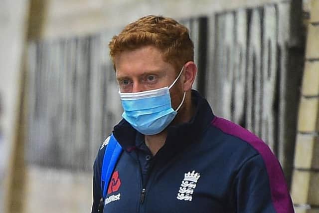 Yorkshire's Jonny Bairstow who, along with captain Joe Root, batted England to within touching distance of Sri Lankaat close  on the opening day of the first Test. Picture: ISHARA S. KODIKARA/AFP via Getty Images.