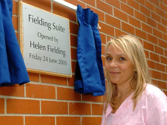Former Wakefield Girl's High School pupil author Helen Fielding at the opening of the Fielding Suite at the school. (Jonathan Gawthorpe).