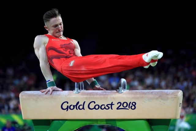 END OF AN ERA: Nile Wilson competes on the Pommel horse during the men's gymnastics team event final at the the 2018 Commonwealth Games. Picture: Mike Egerton/PA