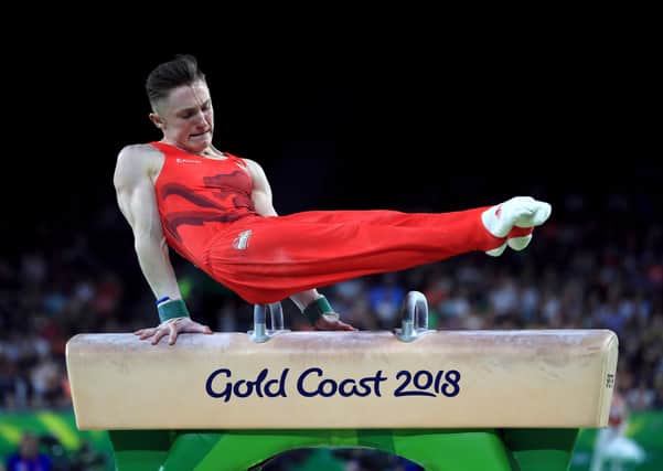 END OF AN ERA:  Nile Wilson competes on the Pommel horse during the men's gymnastics team event final at the  the 2018 Commonwealth Games. Picture: Mike Egerton/PA