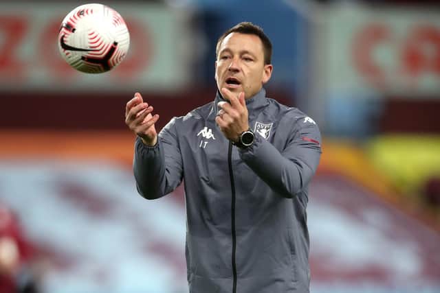 Aston Villa assistant manager John Terry.