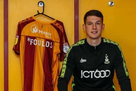 NEW ARRIVAL: Matthew Foulds has become Bradford City's fifth addition of the January transfer window. Picture: Bradford City AFC.