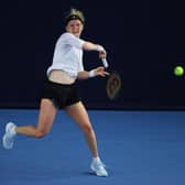 ON THE UP: Bradford's Francesca Jones, pictured at the Battle of the Brits League tournament last month, has qualified for the main draw of the Australian Open. Picture: Julian Finney/Getty Images for LTA
