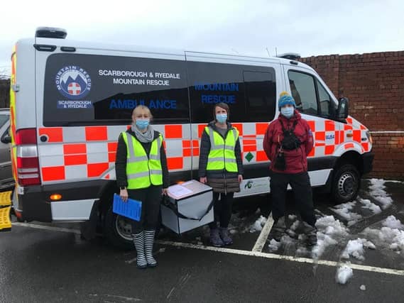 Practice nurses and mountain rescue volunteers teamed up to take Covid-19 vaccines to the homes of vulnerable people living in isolated areas