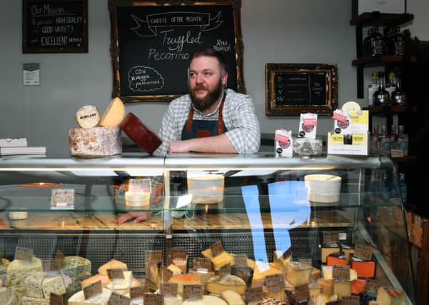 Harry Baines of York-based Love Cheese is reporting an increase in sales.