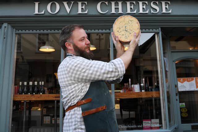 Harry Baines of Love Cheese in York. Image: Jonathan Gawthorpe