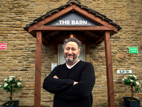 Ben Franco, owner of The Barn restaurant in Almondbury, is giving back to the village that he says has given so much to him over the years.