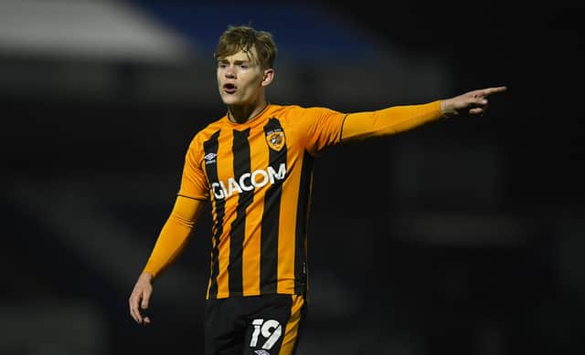 My club: Hull City prospect Keane Lewis-Potter.  (Photo by Harry Trump/Getty Images)