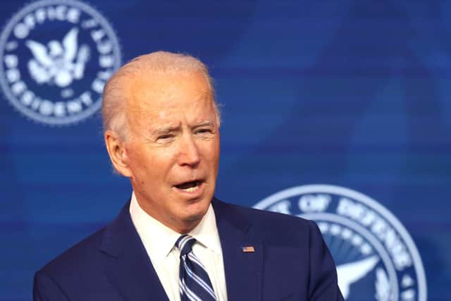 Joe Biden is to become the next President. (Photo by Chip Somodevilla/Getty Images)