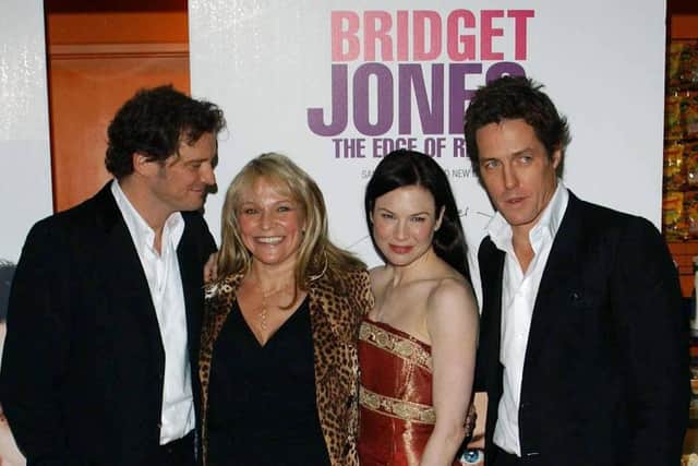 Picture of (left to right) Colin Firth, Helen Fielding, Renee Zellweger and Hugh Grant. Picture: Ian West/PA.