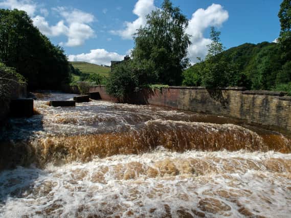 Calder Valley during previous floods in 2019
cc SWNS