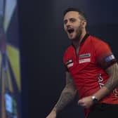 BIG YEAR: Joe Cullen, pictured celebrating during the William Hill World Darts Championship earlier this month.Picture: Lawrence Lustig