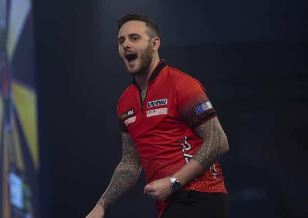 BIG YEAR: Joe Cullen, pictured celebrating during the William Hill World Darts Championship earlier this month.

Picture: Lawrence Lustig