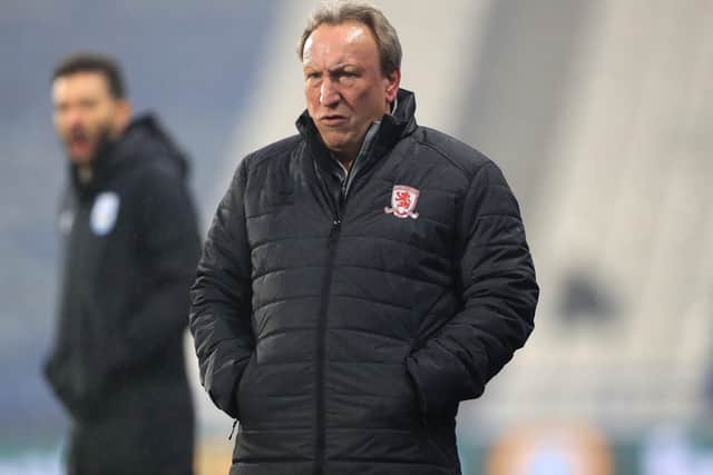 SATISFIED: Middlesbrough manager Neil Warnock. Picture: Mike Egerton/PA