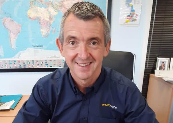 Andy Makin, managing director of EnviroVent in Harrogate.