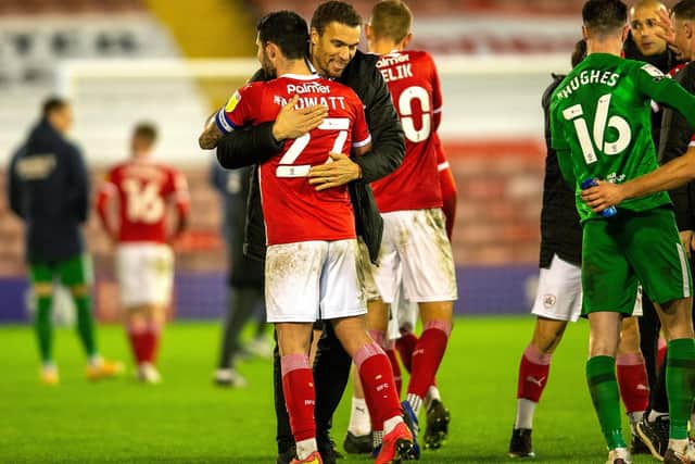 UNDERSTANDING: Alex Mowatt and Valerien Ismael